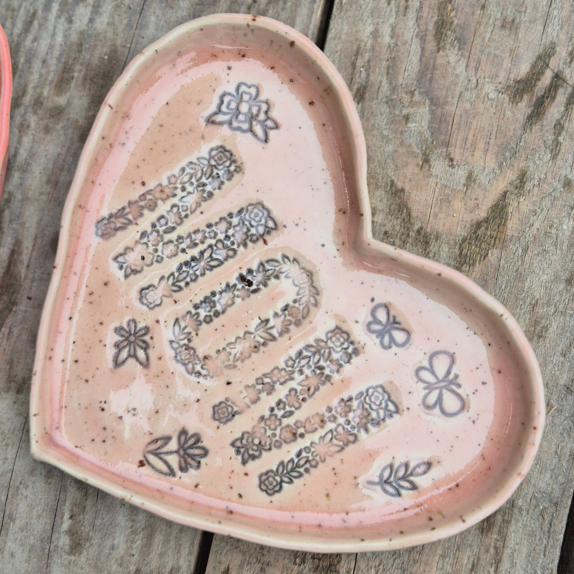 Mors dag tallerken rosa