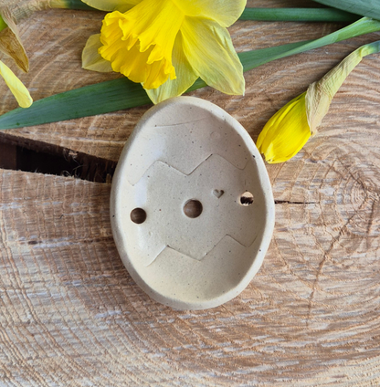 Påskeskål cremefarvet påskeæg